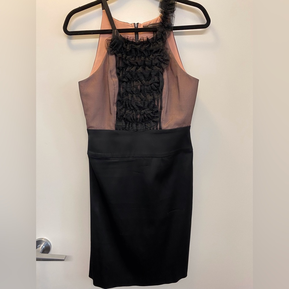 BCBGMaxAzria dress Black and Pink Size 4 Like New